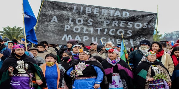 Solidaridad con los presos políticos Mapuche en huelga de hambre