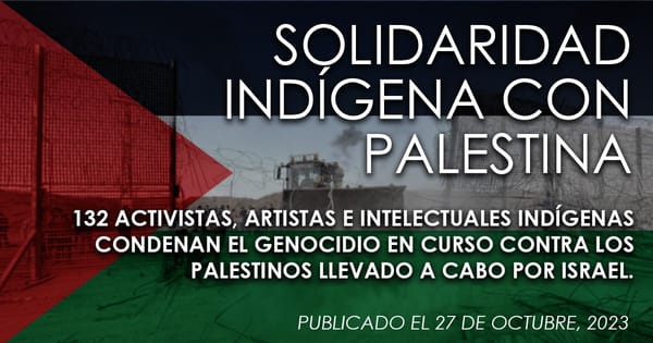 Solidaridad Indígena con Palestina